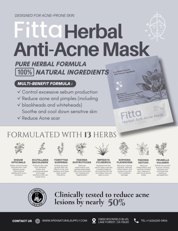 Fitta Anti-Acne Face Mask