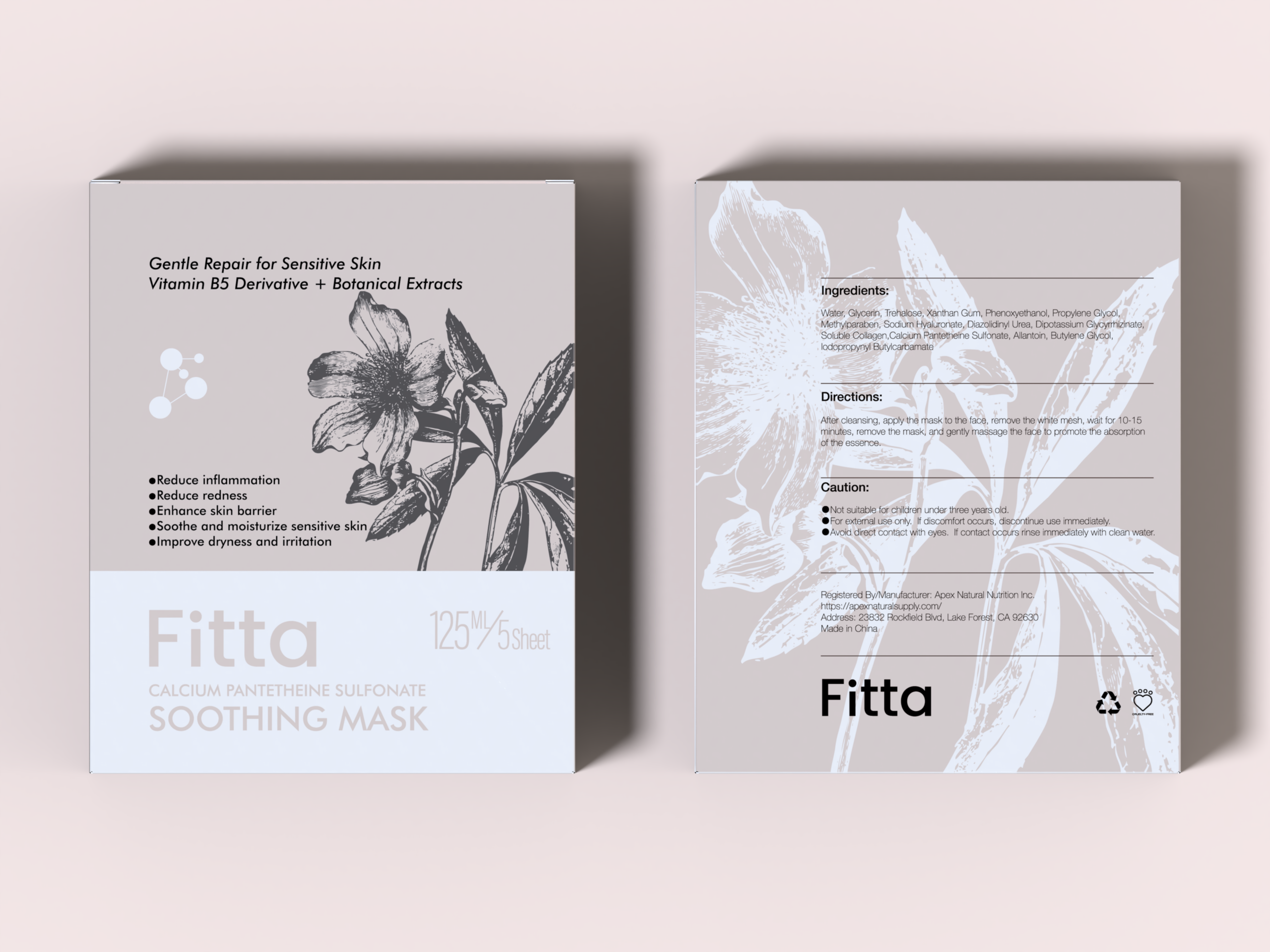 Fitta Soothing Face Mask
