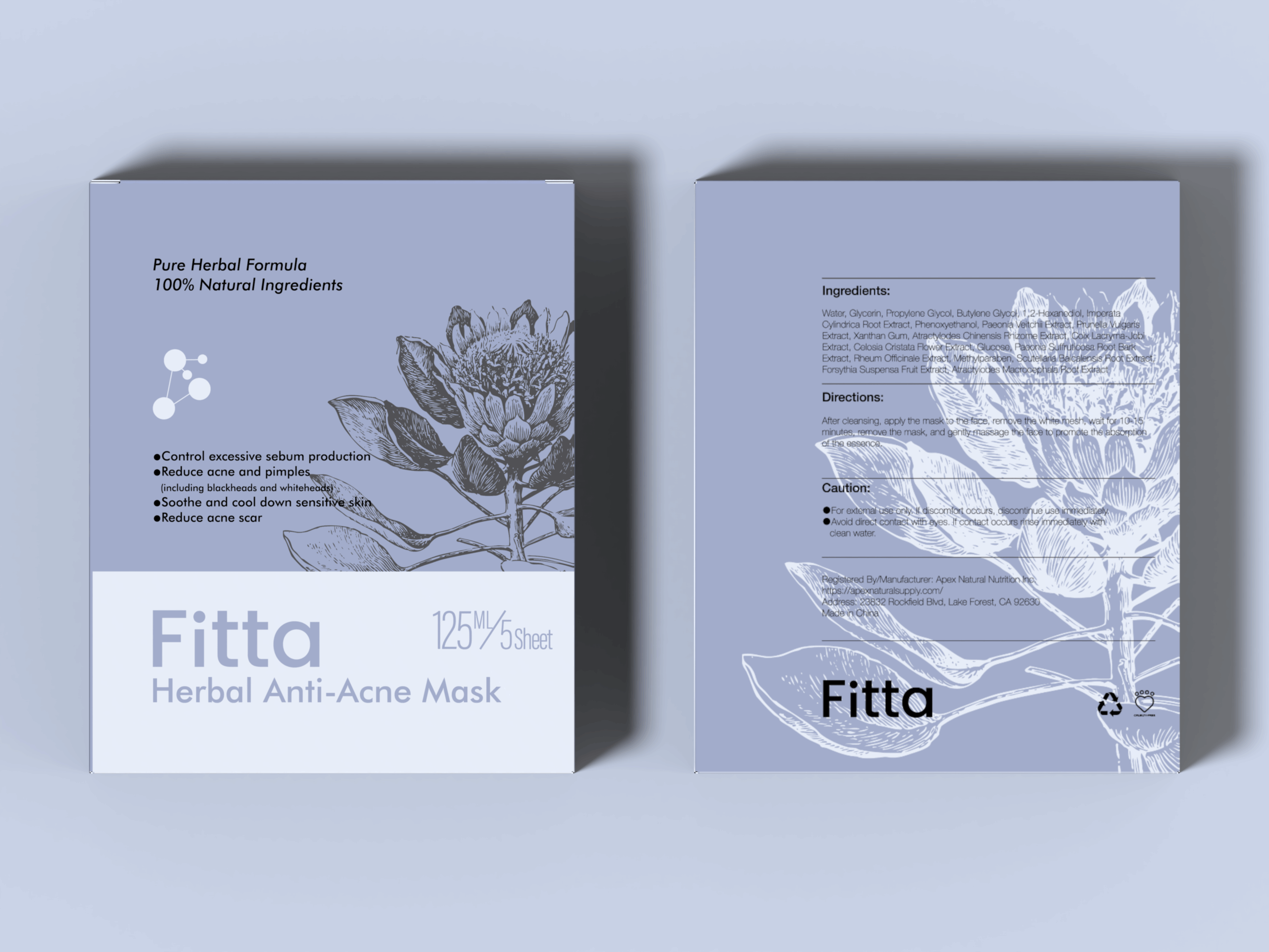 Fitta Anti-Acne Face Mask